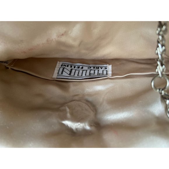 Carlo Fellini Beaded Vintage Beautiful Handbag - Picture 6 of 9